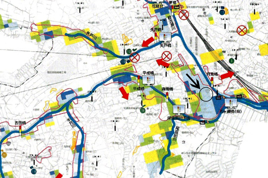 大府市月見町 ハザードマップ