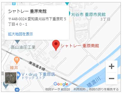 シャトレー重原南館地図