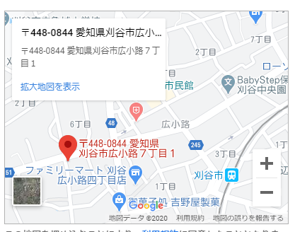 モアグレース刈谷広小路地図