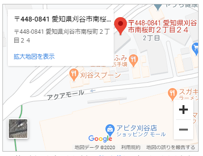 シャトー刈谷地図