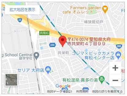 大府市共栄町四丁目【全2棟】地図