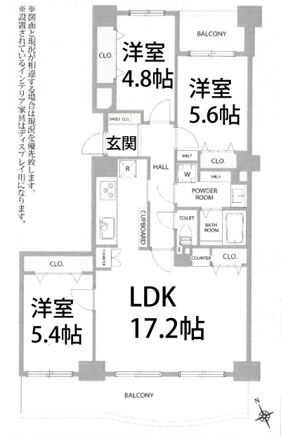 エスポア刈谷702間取り図