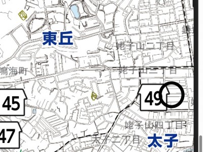 名古屋市緑区姥子山中古戸建　ハザードマップ