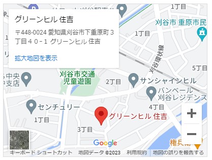 グリーンヒル住吉地図