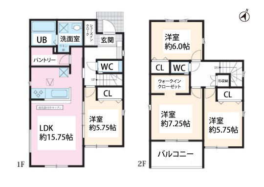 安城市姫川町3号棟平面図-540