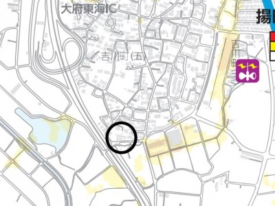 大府市吉川町五丁目【全1邸】ハザードマップ