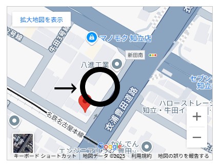 知立市牛田1丁目新築分譲　案内図