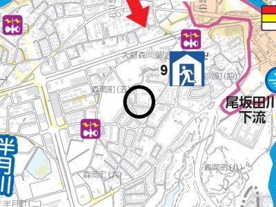 大府市森岡町五丁目【全2棟】ハザードマップ