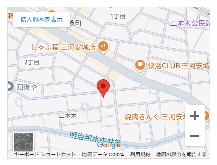 安城市二本木町案内図