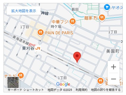 安城市美園町新築分譲案内図