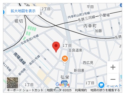 中古戸建　知立市長田町案内図