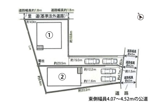 540高浜市神明町新築分譲配置図