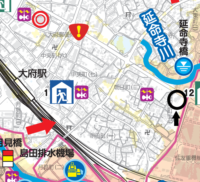 エルシエロ大府太陽の館ハザードマップ
