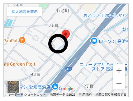 高浜市小池町新築分譲　案内図