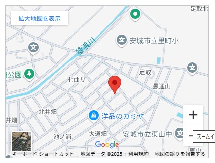 安城市里町新築分譲　案内図