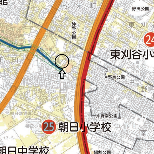 シャトレー刈谷ウイングハザードマップ