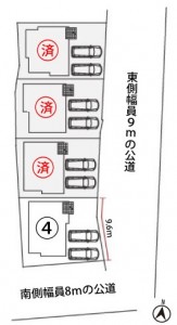 4号棟　配置図