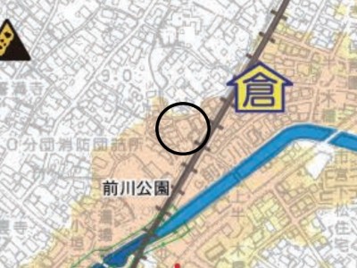 刈谷市小垣江町鴻田【全4棟】ハザードマップ