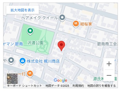 碧南市沢渡町案内図