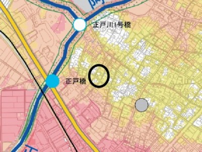 豊明市阿野町新切【全3棟】ハザードマップ