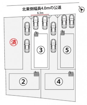 3号棟　配置図