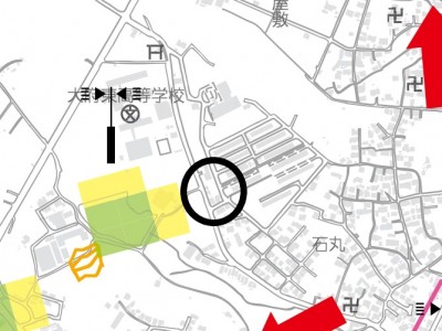 大府市横根町名高【全4棟】ハザードマップ