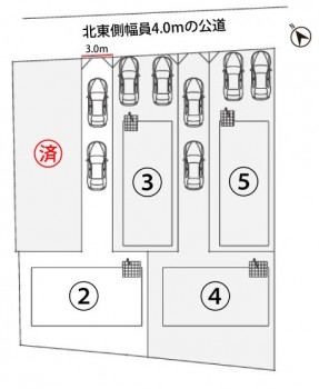 2号棟　配置図