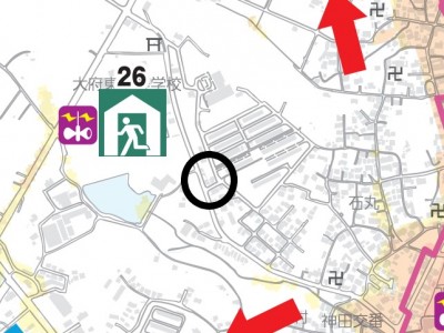 大府市横根町名高【全4棟】ハザードマップ