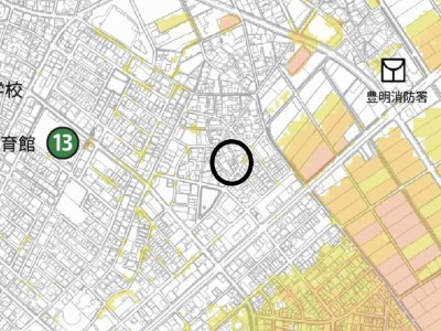 豊明市沓掛町荒井【全1邸】ハザードマップ