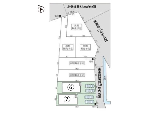 高浜市神明町 区画図-540