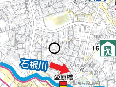 大府市共西町三丁目【全2棟】ハザードマップ