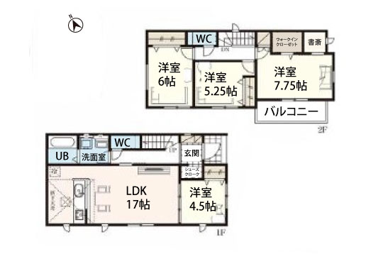 高浜市神明町平面図 7号棟-540
