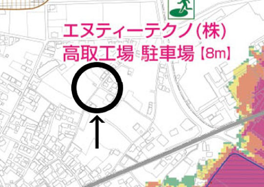 高浜市神明町配置図-540